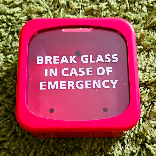 Tiger break glass - in, case