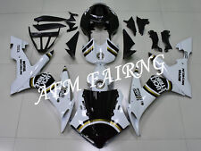 Black Lucky Strike ABS Injection Mold Bodywork Fairing Kit for YZF R1 2004-2006