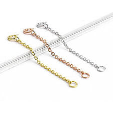 Solid Silver Necklace, Bracelet Extender, Safety Chain, 925 Sterling Silver