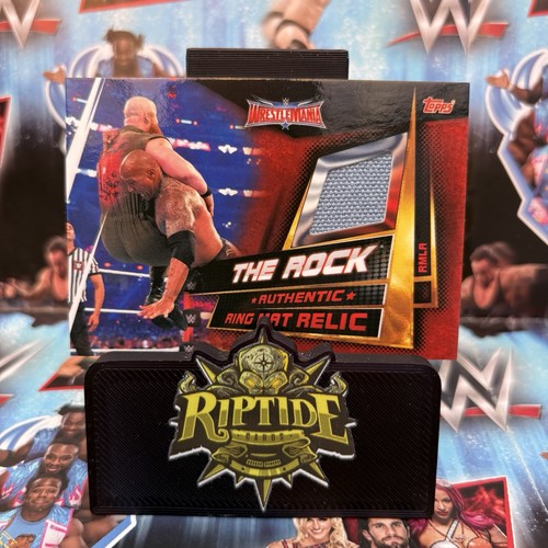 The rock wwe - wwe, topps