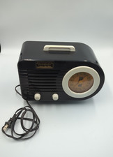 Vintage Art Deco Am/FM Working Radio With Tape Player.