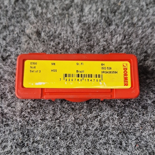Dormer e500 hss hand tap - 6h,