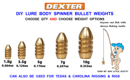 Diy spinner brass - lure, bodies