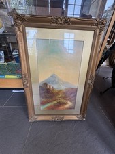 Antique Oil Painting Landscape