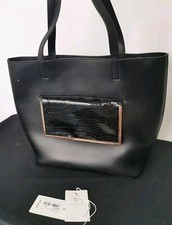 Ted Baker Leather Shopper Bag With Detachable purse Used RRP £160
