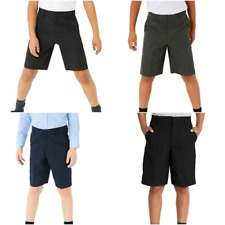 Boys Regular Fit School Shorts with adjustable waist Kids School Uniform