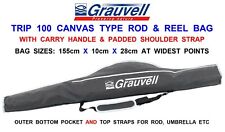CLEARANCE 853412 GRAUVELL TRIP 100 GREY ROD & REEL ROD BAG