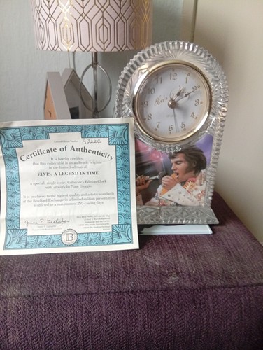 Elvis legend time clock - a,