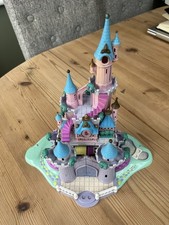 Bluebird Polly Pocket 1996 Disney Cinderella Castle Complete Set with Figures 
