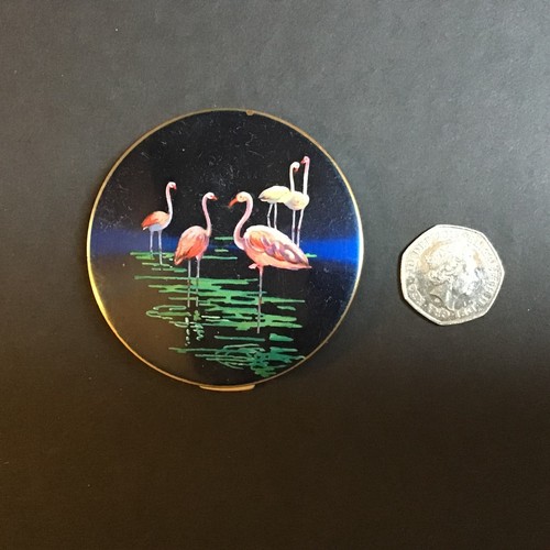 Vintage compact powder - vintage, case