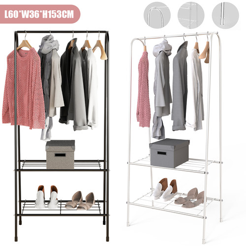 Heavy duty metal clothes - duty, rail