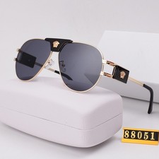 Versace Square Sunglasses Windproof Men's Glasses Outdoor Riding Fashion And Box