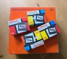 Agfa Slide Projector Diamator 1500 Automatic 35mm, original box & 300+ CS frames
