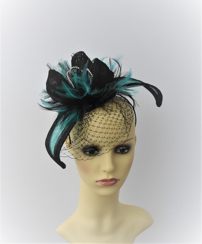 Black and emerald - black, green