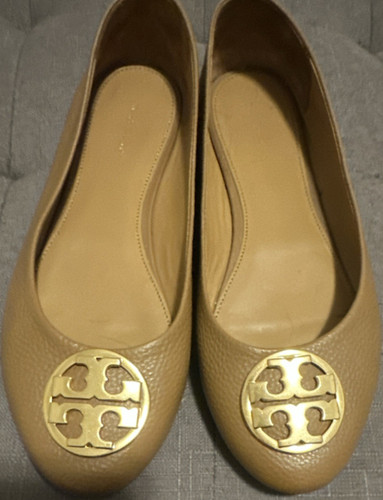 Tory burch beige leather - burch, flats