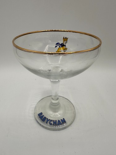 Vintage babycham glasses 1960s - glasses,
