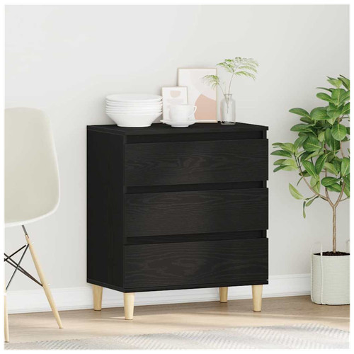 Sideboard black oak 60x35x70cm - sideboard,
