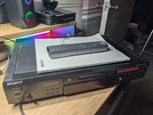Sony mds je530 minidisc deck - sony,