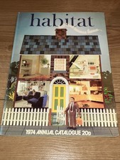 HABITAT 1974 catalogue book - INTERIOR DESIGN FURNITURE, TOYS, BEDROOM,KITCHEN