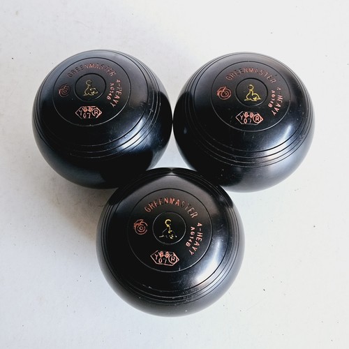Greenmaster size heavy bowls - 4-heavy,