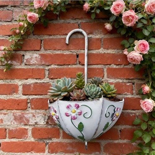 Iron art umbrella flower - art,