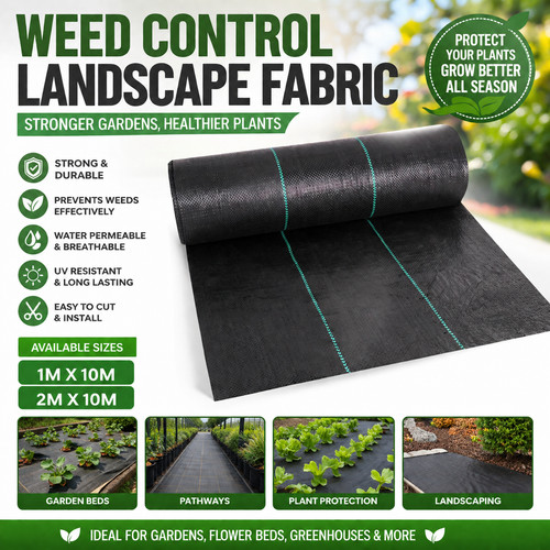 Heavy duty weed control fabric - heavy,