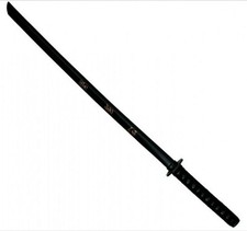 Black Bokken Training Samurai Wooden Sword Martial Arts Iaido Training Gift
