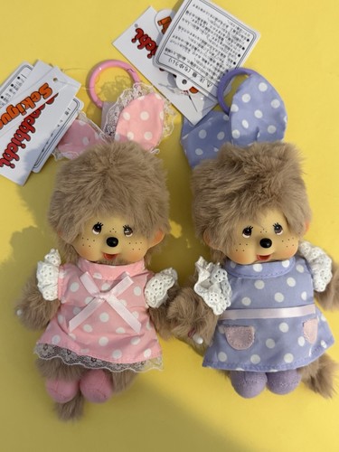 Monchichi keychain set - set, two