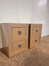 Pair Of Beige Bespoke Designer