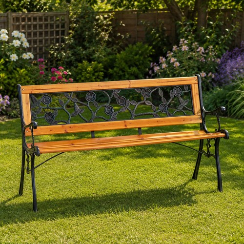 Seater outdoor wooden - wooden, cast