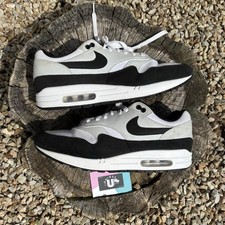 Classic Nike Air Max 1 White, Black Grey Suede UK10.5 EU45.5 CM29.5 US11.5
