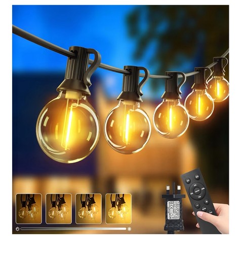 30m 100ft outdoor festoon - 30m/100ft,