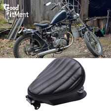 Black Motorcycle Solo Seat