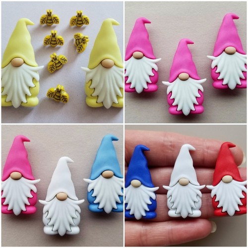Craft buttons gnomes - buttons,