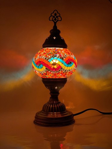 Turkish moroccan mosaic lamp - moroccan,