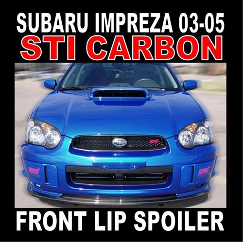 Carbon front lip spoiler - front,