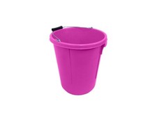 25L LITRE 5 GALLON PLASTERERS BUCKET / PINK / PLASTIC / HEAVY DUTY / MADE IN UK