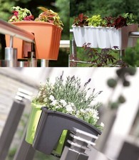 Flower Bridge Hanging Planter Plant Pot Fence Railing Balcony Decking Garden Pot