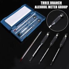 UK 3Pcs 0-100% Hydrometer