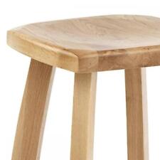 Oslo Fixed Height Solid Wooden Kitchen Breakfast Bar Stool (2 Variations)