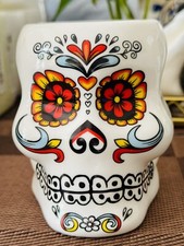 Day Of The Dead Skull Tiki Mug