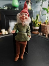 Vintage Crolly Doll Larry the Lucky Leprechaun or Santa's Elf Made in Ireland