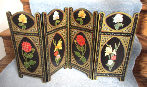 Vintage four panel floral - vintage,