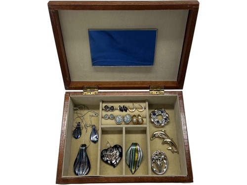 Mele wooden jewellery box with - mele,