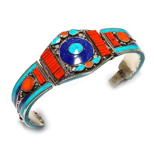 Turquoise lapis lazuli - lazuli, coral