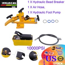 Truck Tractor Hydraulic Bead Breaker Tire Changer Foot Pump Tool Kit Heavy Duty