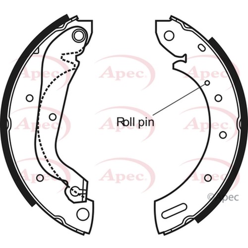 Brake shoes set for nissan - set,