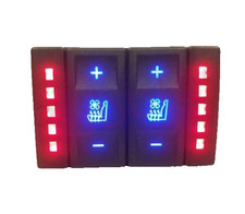 Ford Mondeo Mk3 / Mk4 / Galaxy / Smax Blue & Red Led Heated & Cooled Seat Switch