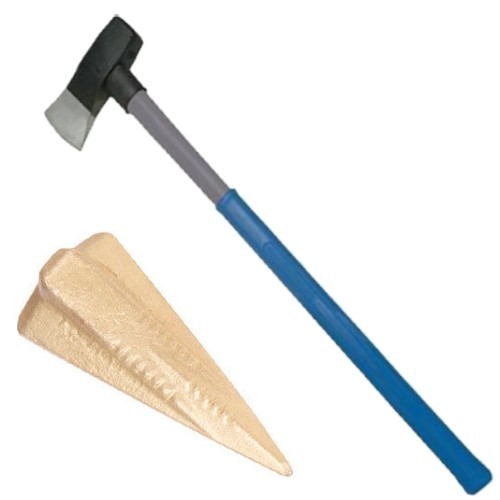 6lb wood splitting - wood, maul