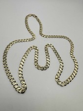 9ct Heavy Flat Curb Chain